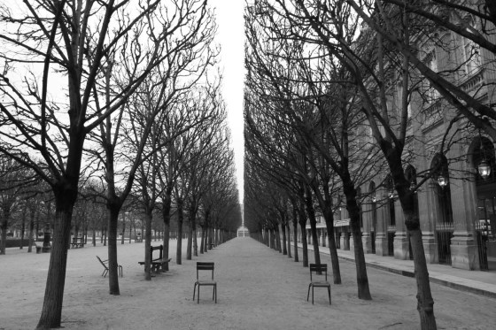 Winter in the jardin du Palais-Royal / Photo by Meagan Kirkpatrick