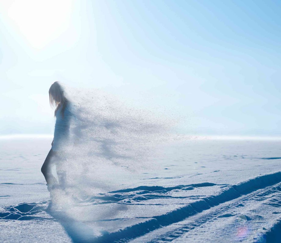 Girl Shatters into Dust, by Shutterstock photographer Aleshyn Andrei