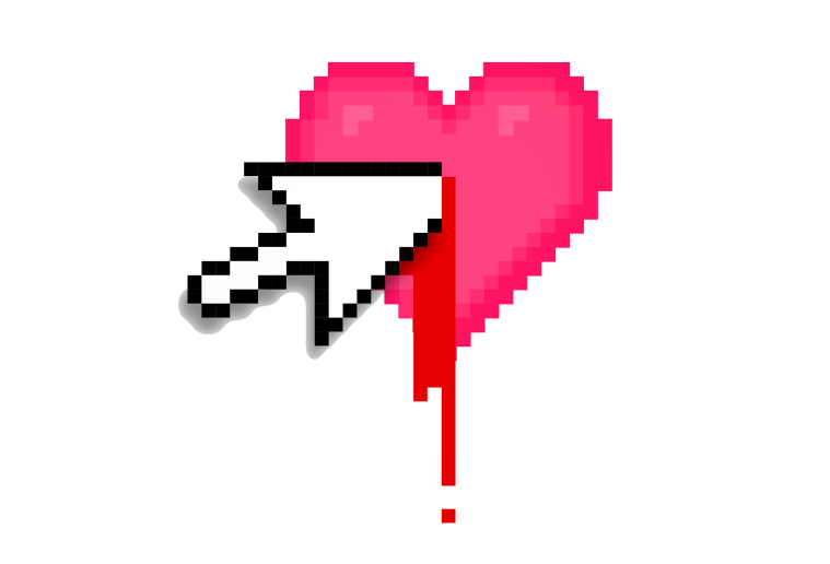 Dripping Pixel Heart on Shutterstock (68968357) Dripping Pixel Heart on Shutterstock (68968357)